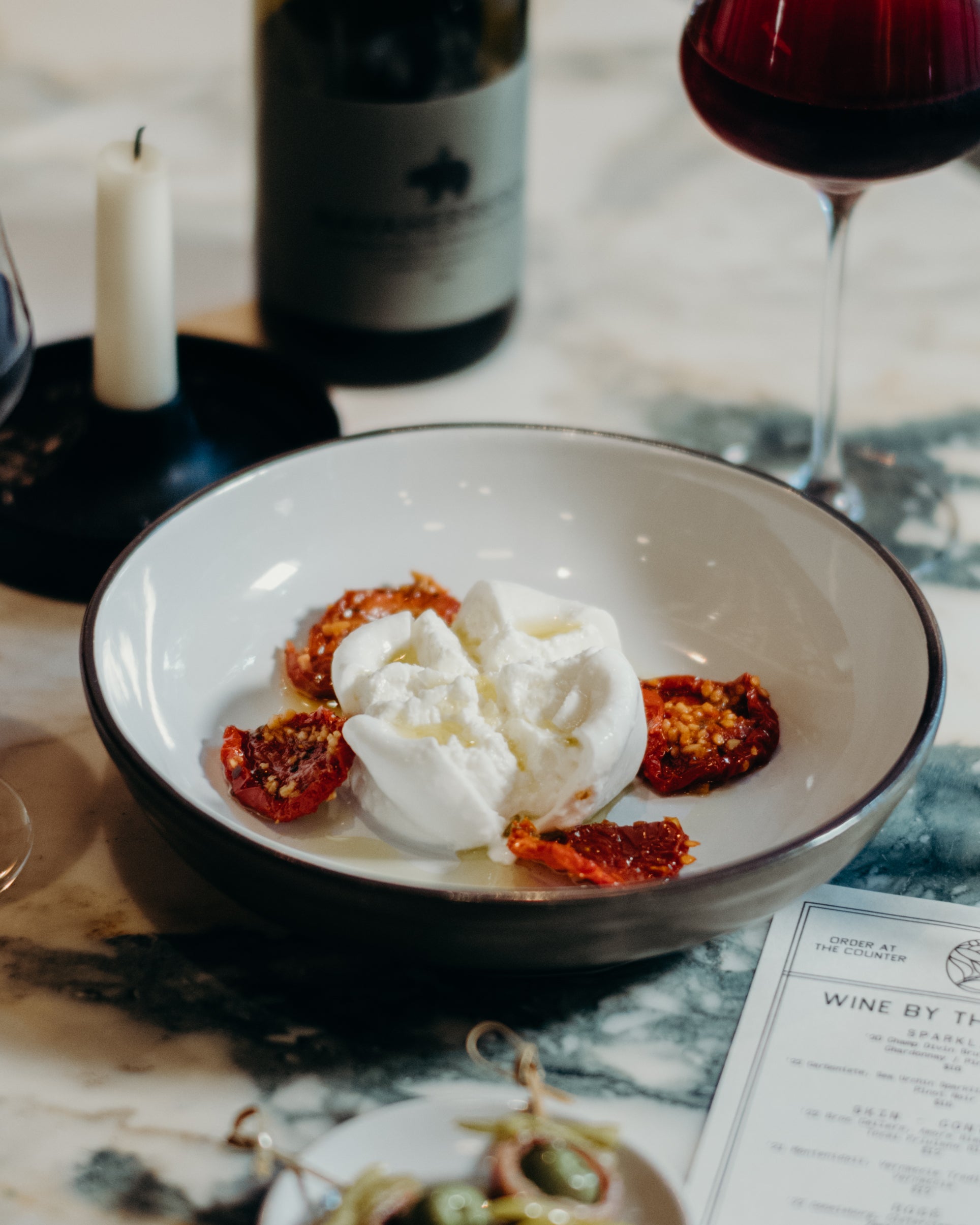 Burrata & Tomato Betty Wine Bar & Bottle Shop