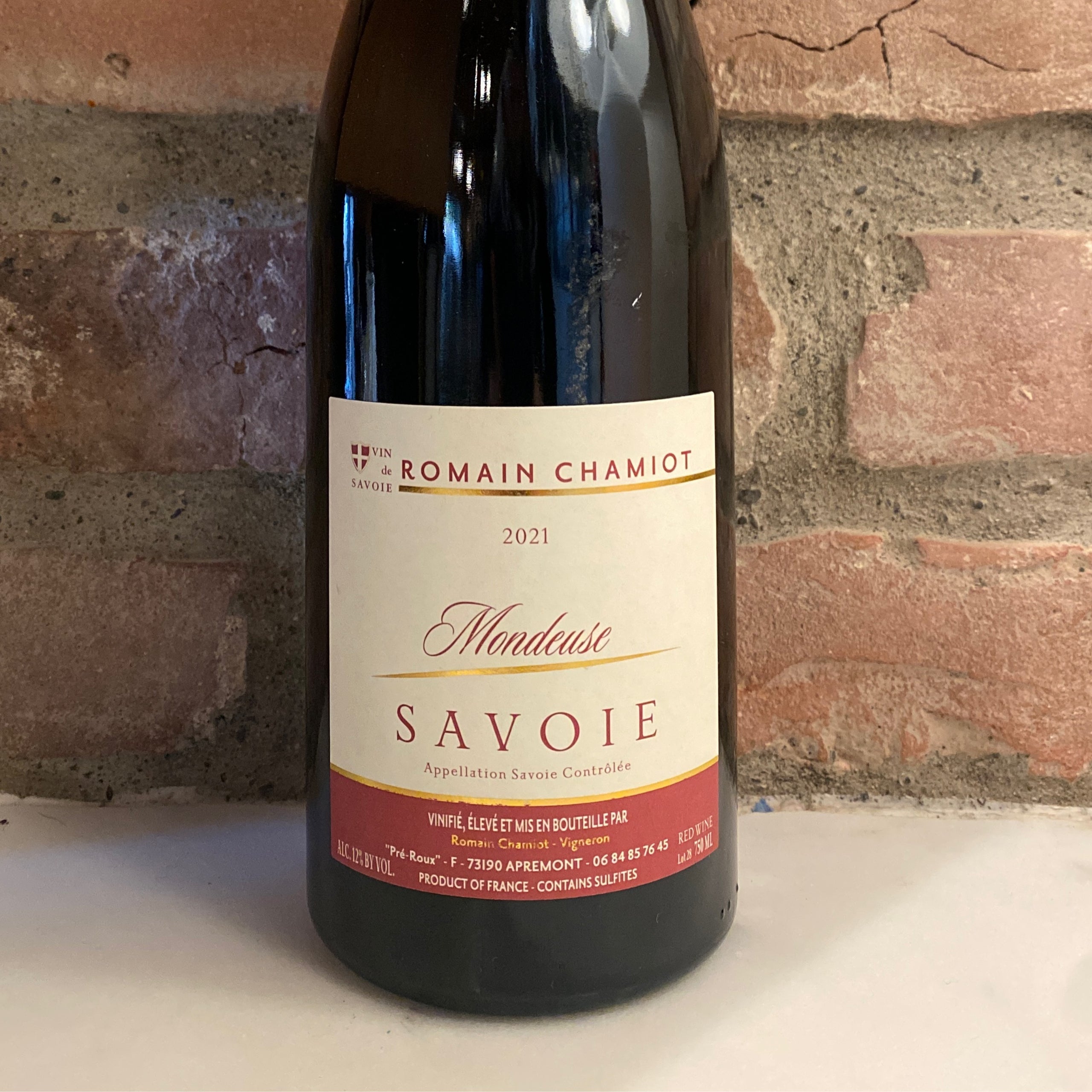 Romain Chamiot, Mondeuse Vin de Savoie, 2021 Betty Wine Bar & Bottle Shop